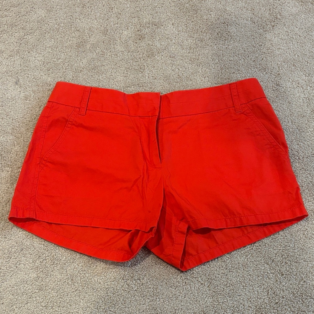 J Crew Red Women's Shorts